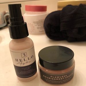 Hello Aglow clay mask/nourishing cream